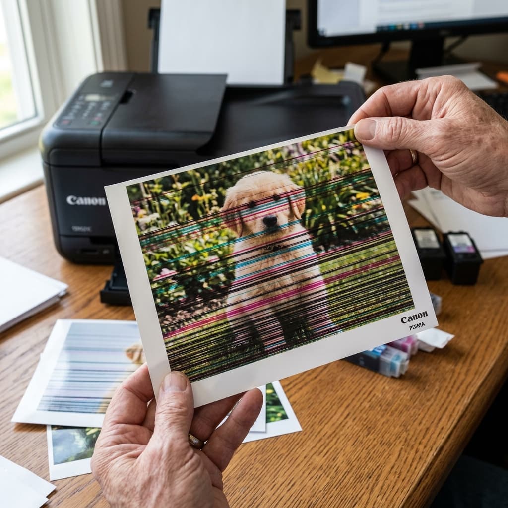 Fix Canon Printer Streaky Prints & Horizontal Lines