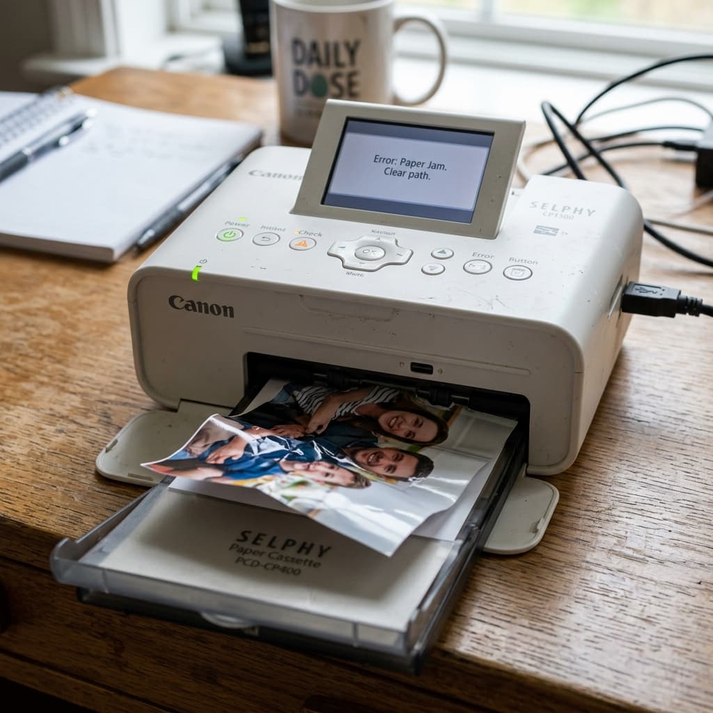 Canon SELPHY Printer Errors (Paper Jam & Cassette Fix)