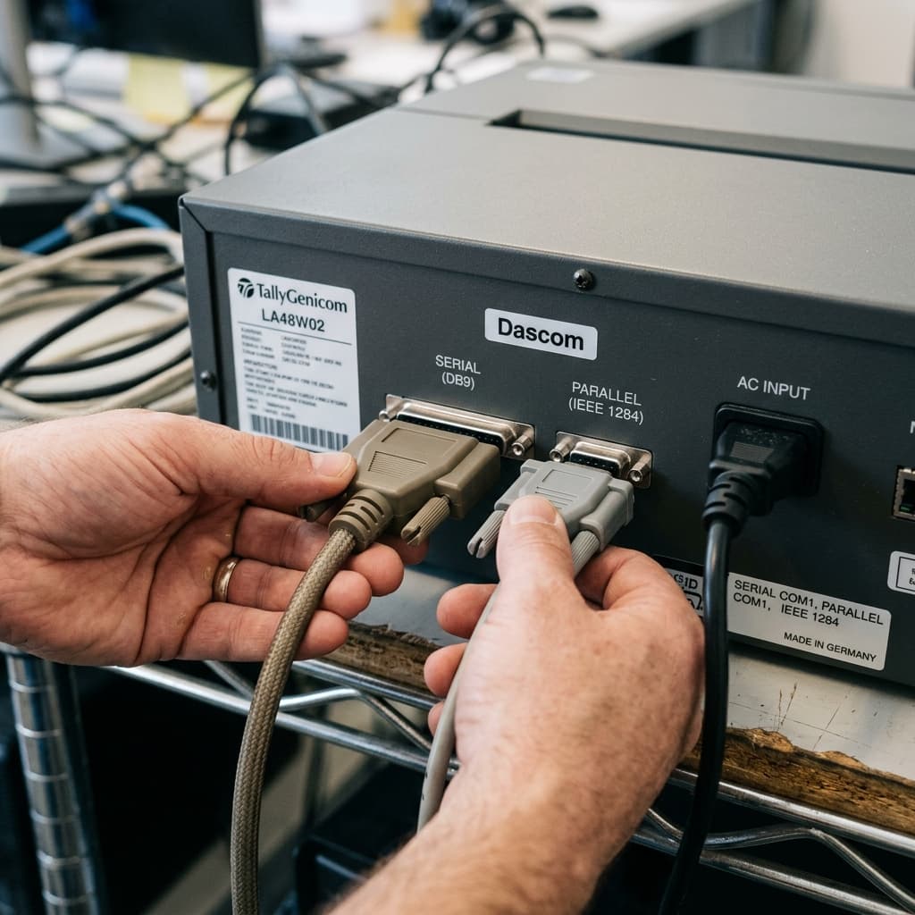 Dascom Printer Serial & Parallel Port Setup Guide