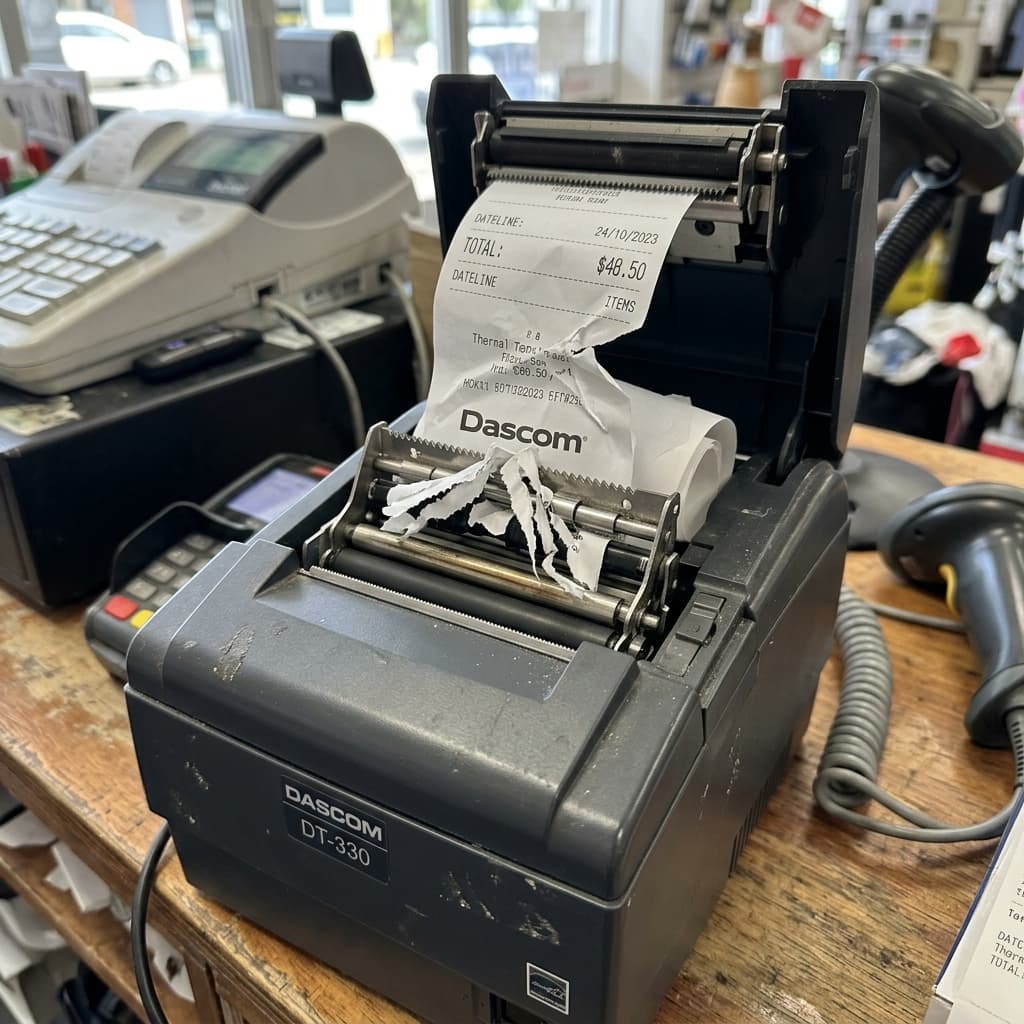 Dascom Thermal Receipt Printer Not Cutting Paper
