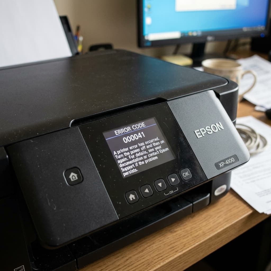 Epson Printer Error Code 000041: Foreign Object & Encoder Strip