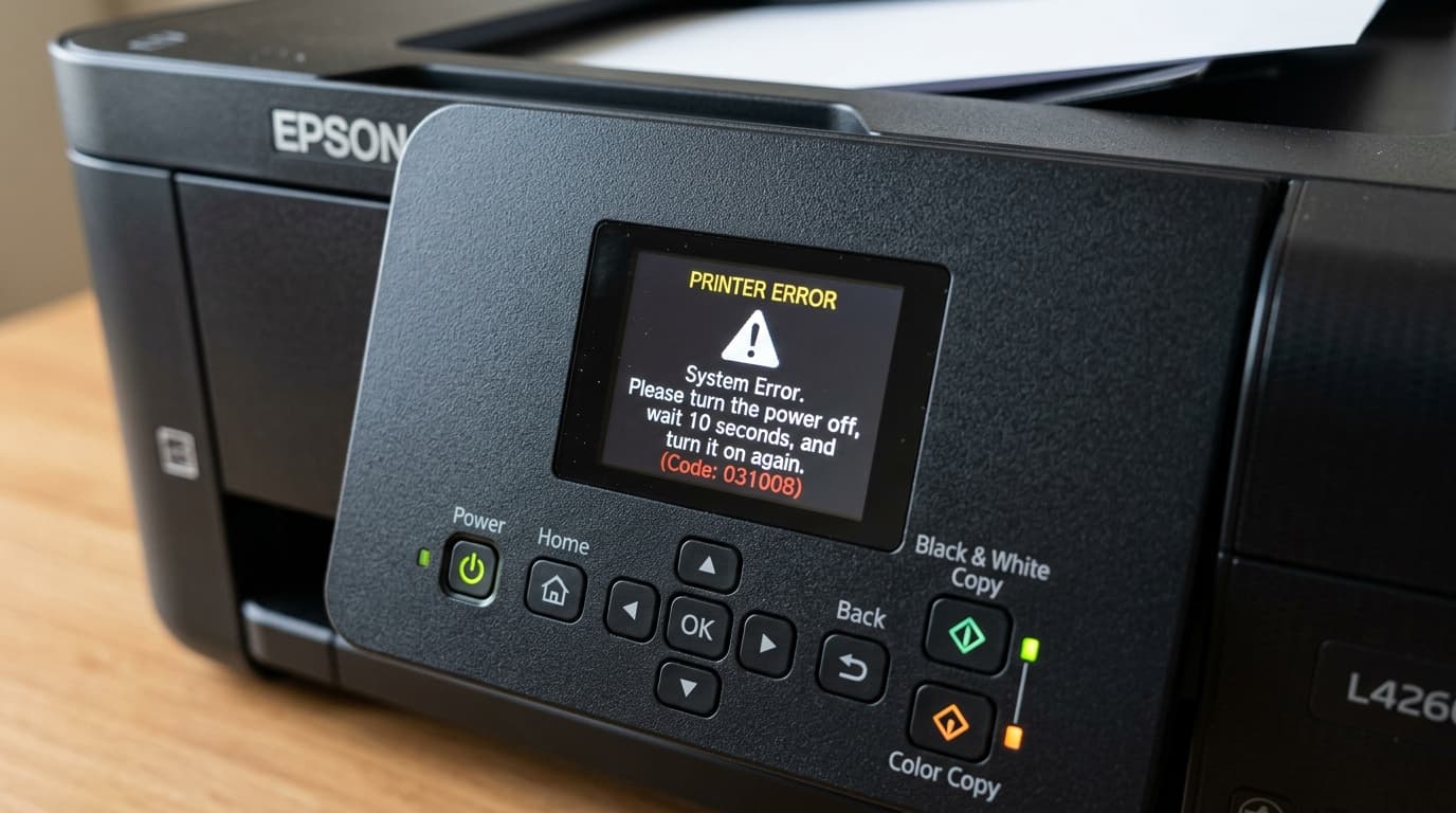Epson L4260 Error Codes: Causes, Meaning & Step-by-Step Fixes