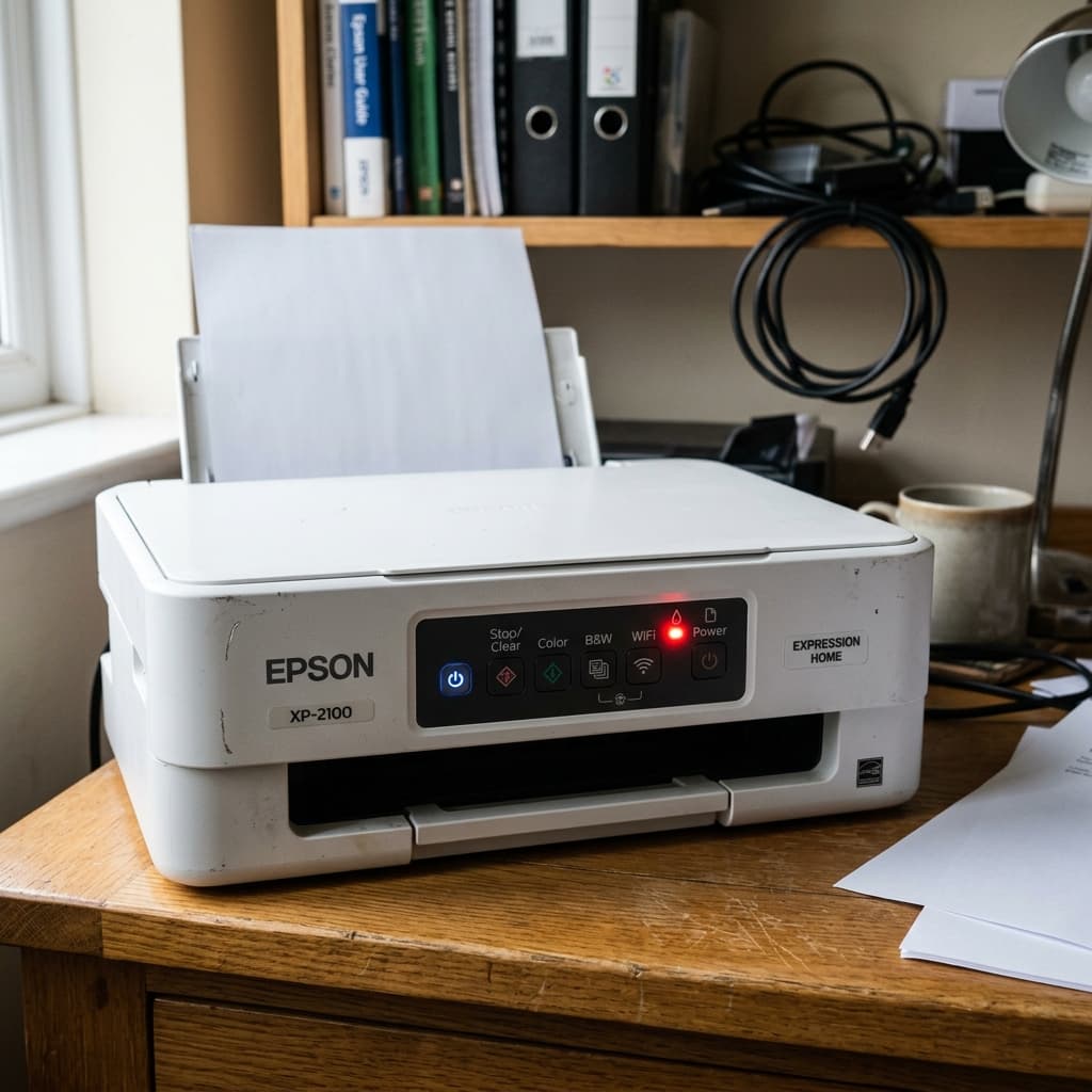 Epson Printer Blinking Red Light (No Display): Decoding the Pattern