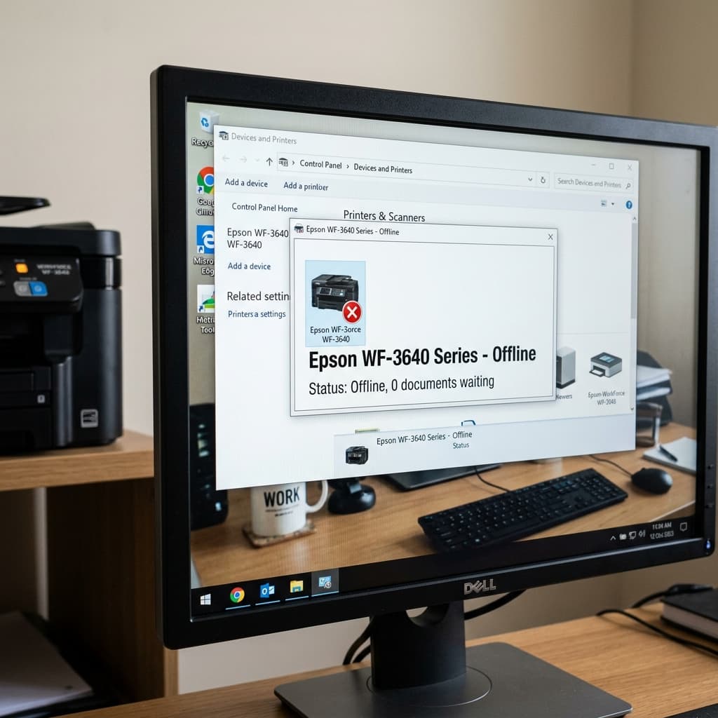 Epson WorkForce WF-3640 Offline: Network & WSD Fixes
