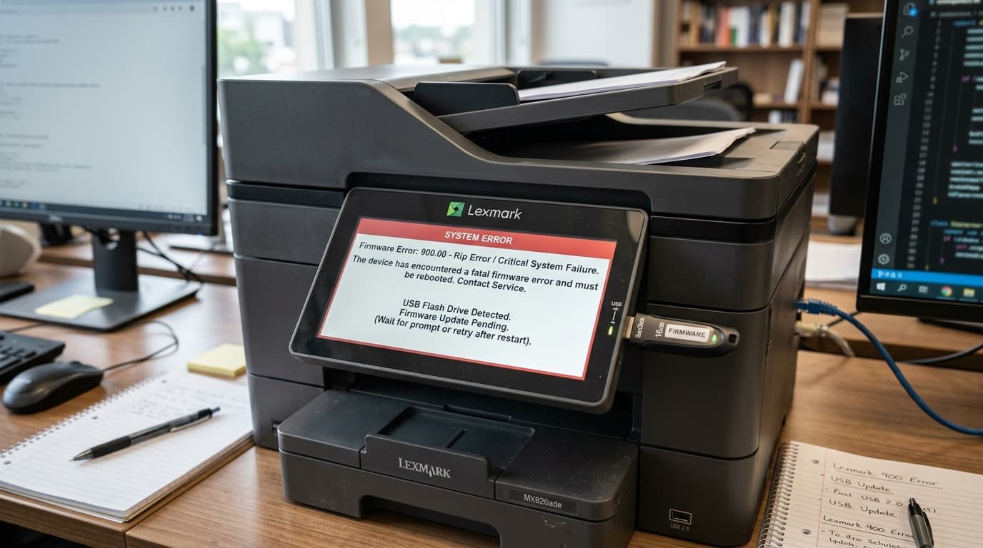 Fix Lexmark Firmware Error 900 & P128 Updates