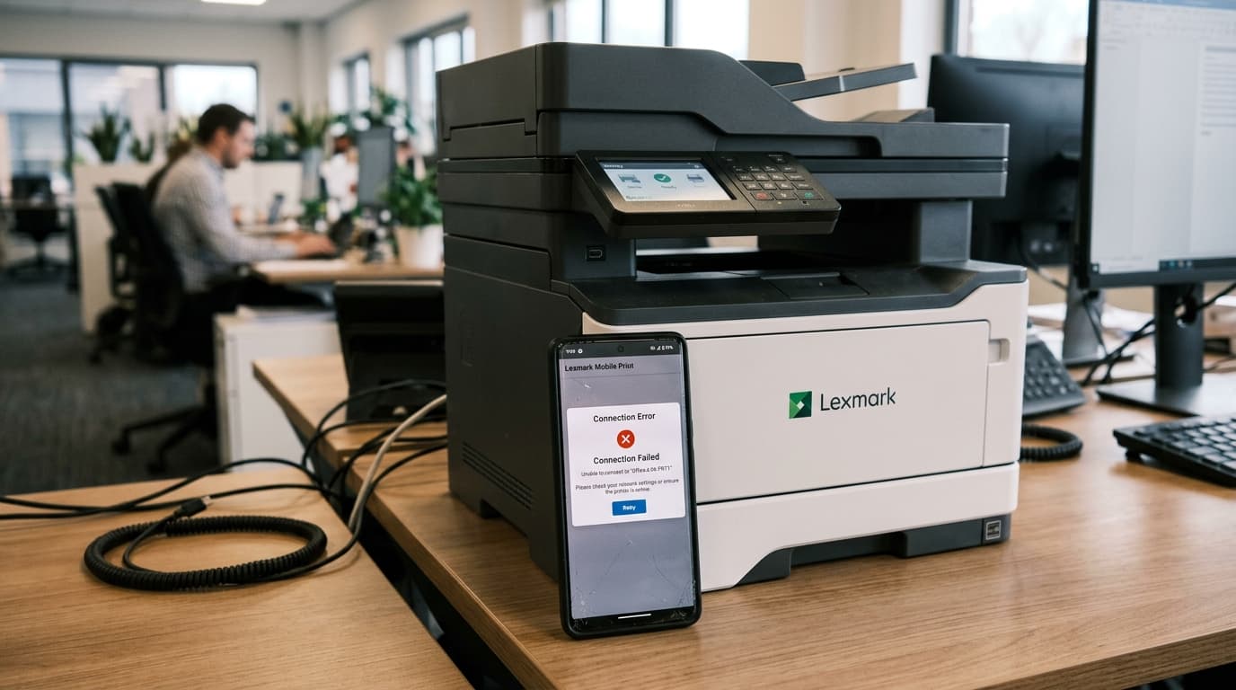 Fix Lexmark Mobile Print App & Print Management Errors