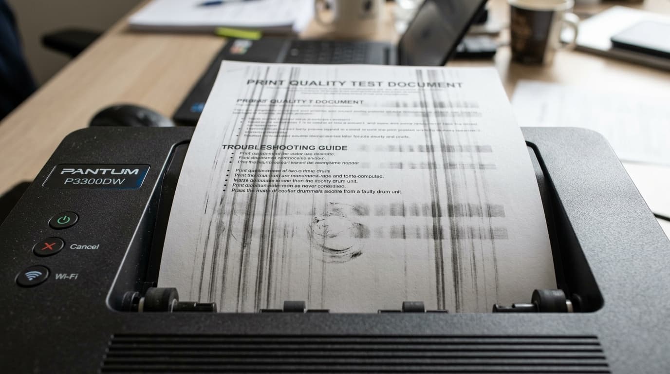 Fix Pantum Streaky Lines, Drum Marks & Heavy Paper Settings