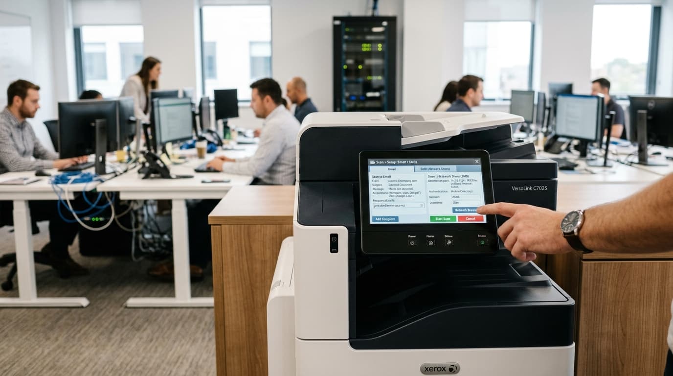 Fix Xerox Scan-to-Email, ConnectKey & SMB Share Errors