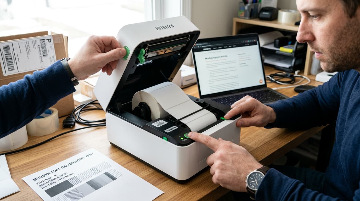 How to Calibrate Any Munbyn Label Printer [All Models]