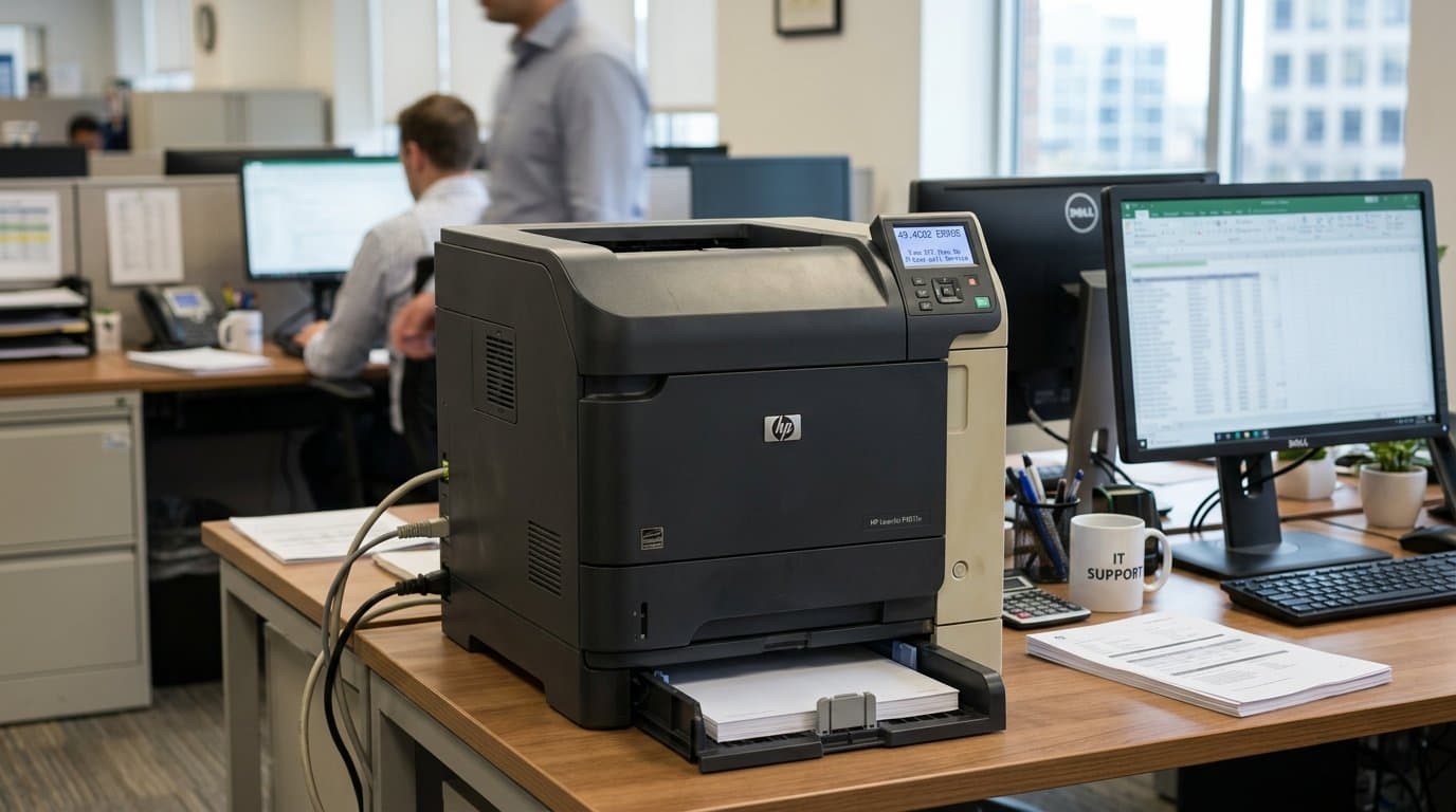 HP LaserJet P4015 Error 49.4C02: The Real Fix