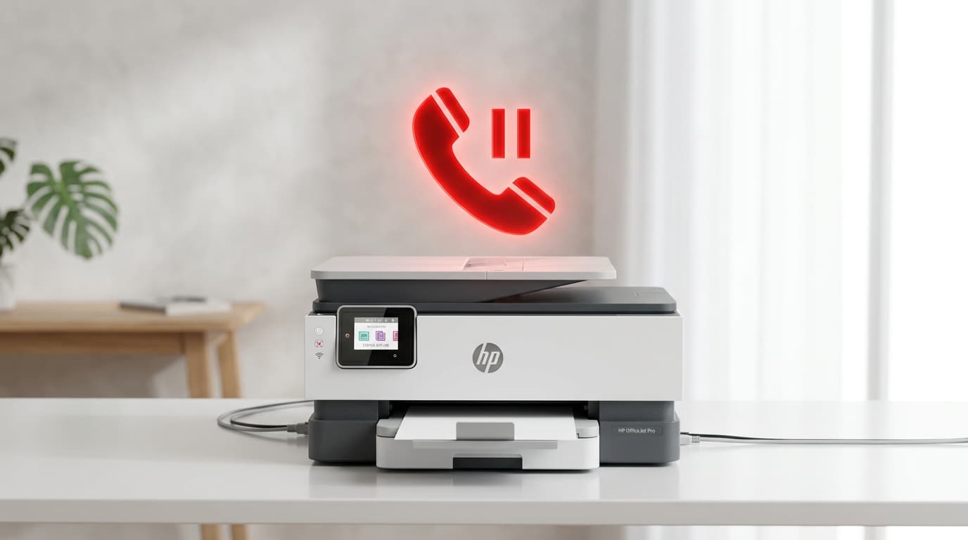 HP Printer Fax Error: No Dial Tone Detected? Fix
