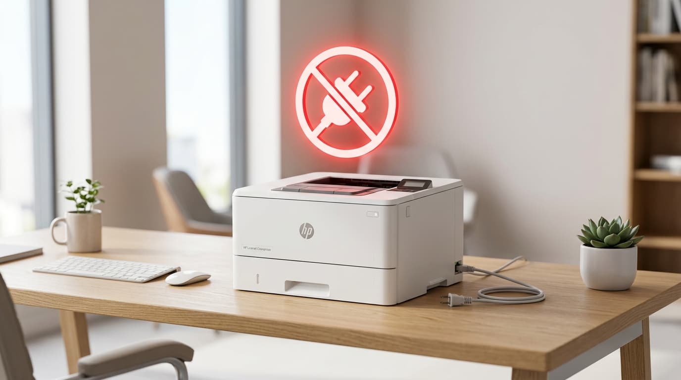 HP Printer Won't Turn On, No Power Light? [Fixed]