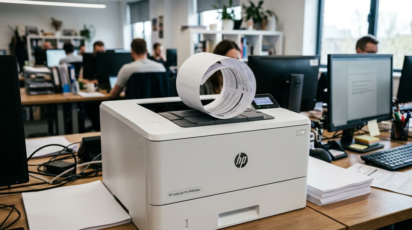 HP Printer Paper Curling Out of Tray? [Fixed]