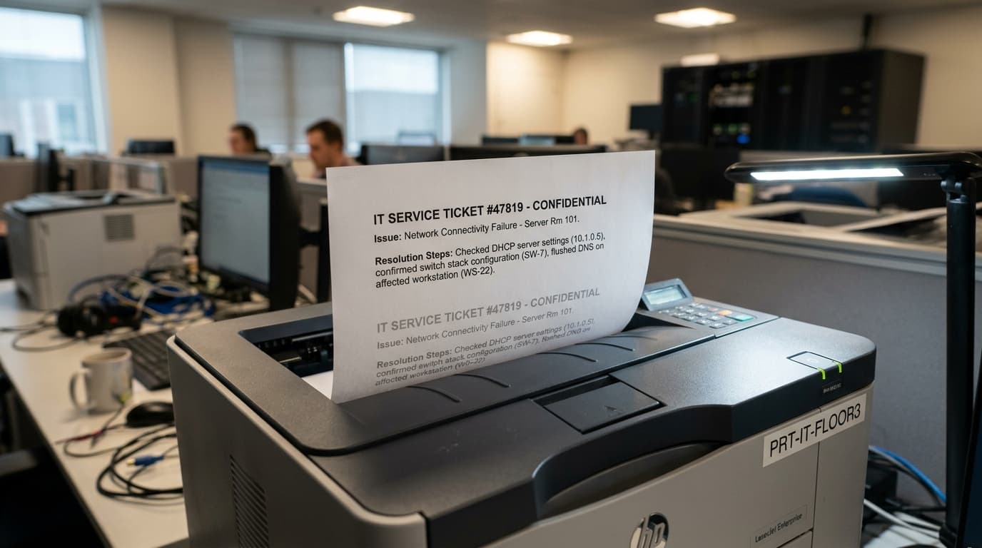 HP Printer Ghosting a Faint Duplicate Image? Fixed