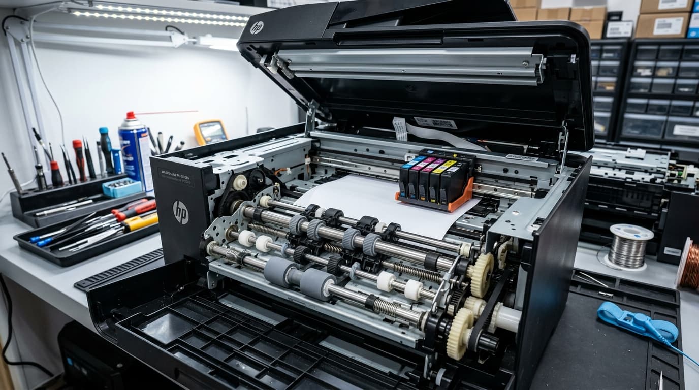 HP Printer Grinding Noise? The Tray Test That Finds It