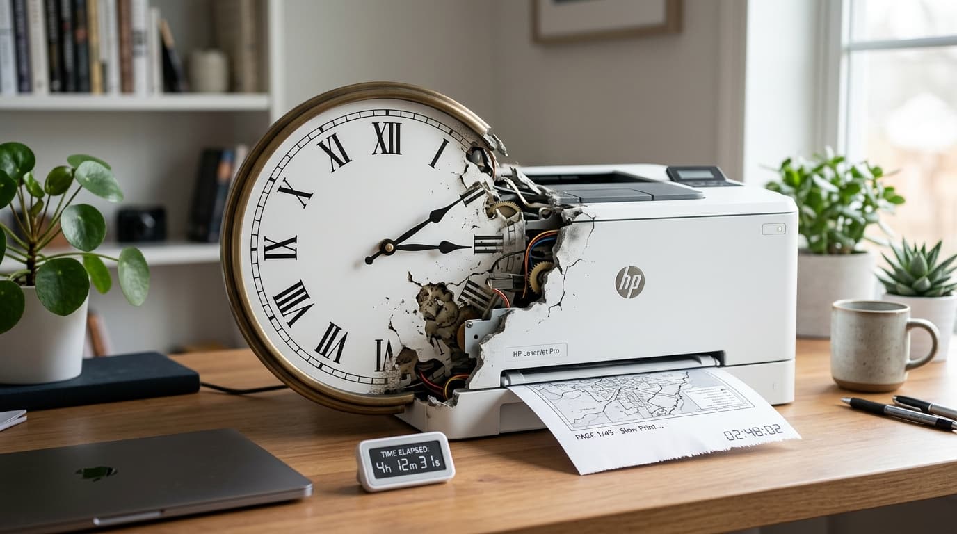 HP Printer Printing Very Slowly? Check This Setting