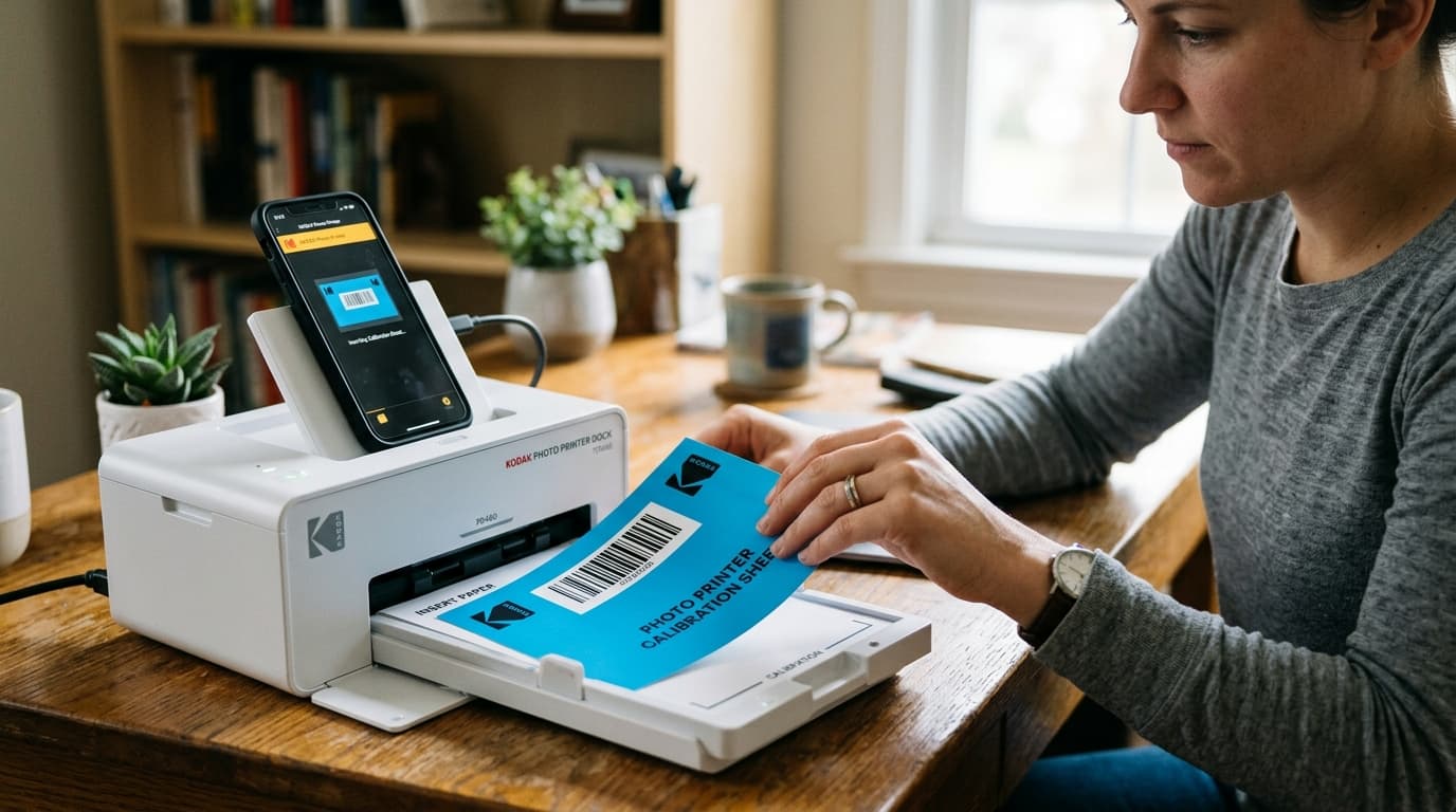 Fixing a Kodak Printer Calibration Sheet Error