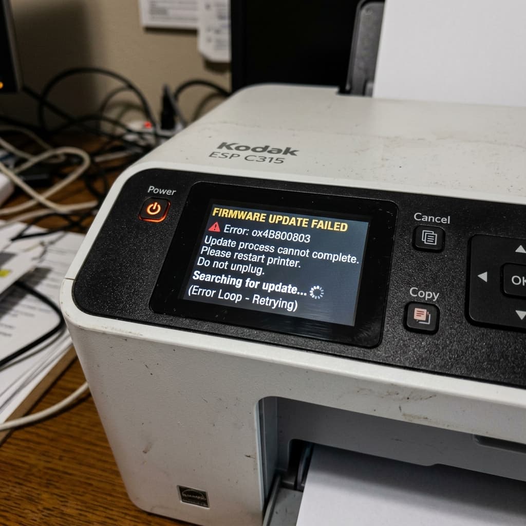 How to Fix Kodak Printer Firmware Update Failures & Loops