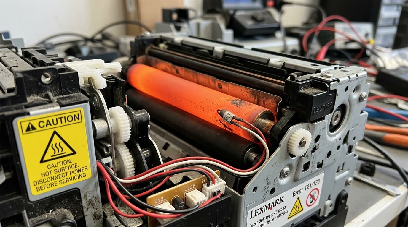 Lexmark Fuser Kits: 128.28 & 121.10a Errors & Overheating