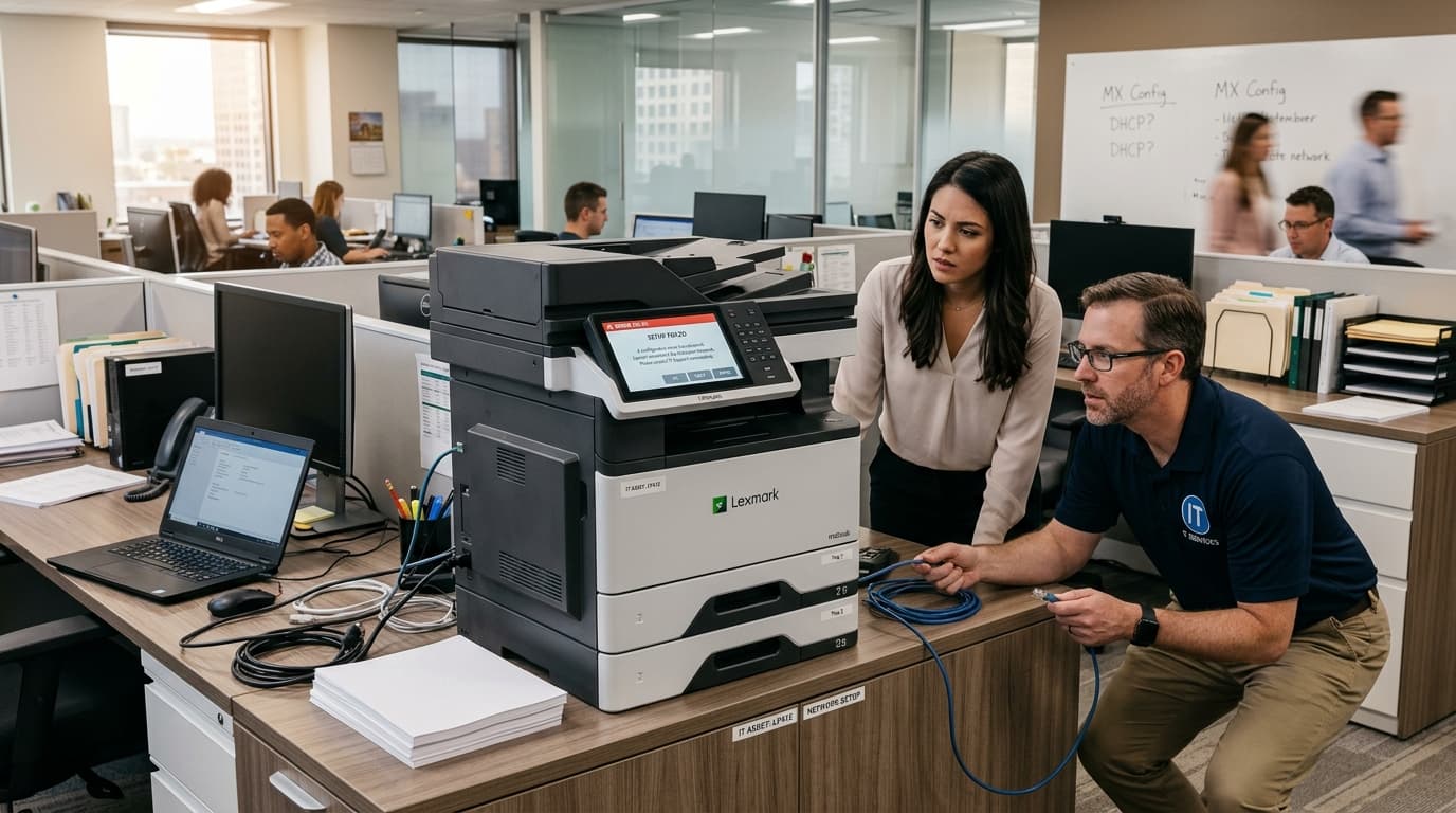 Lexmark Model Setup & Errors: MX632, MX521, CS510 & MX910