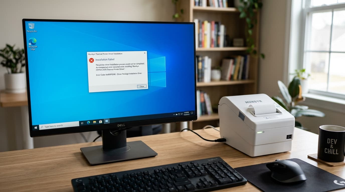 Can't Install Munbyn Driver on Windows? [6 Fixes]