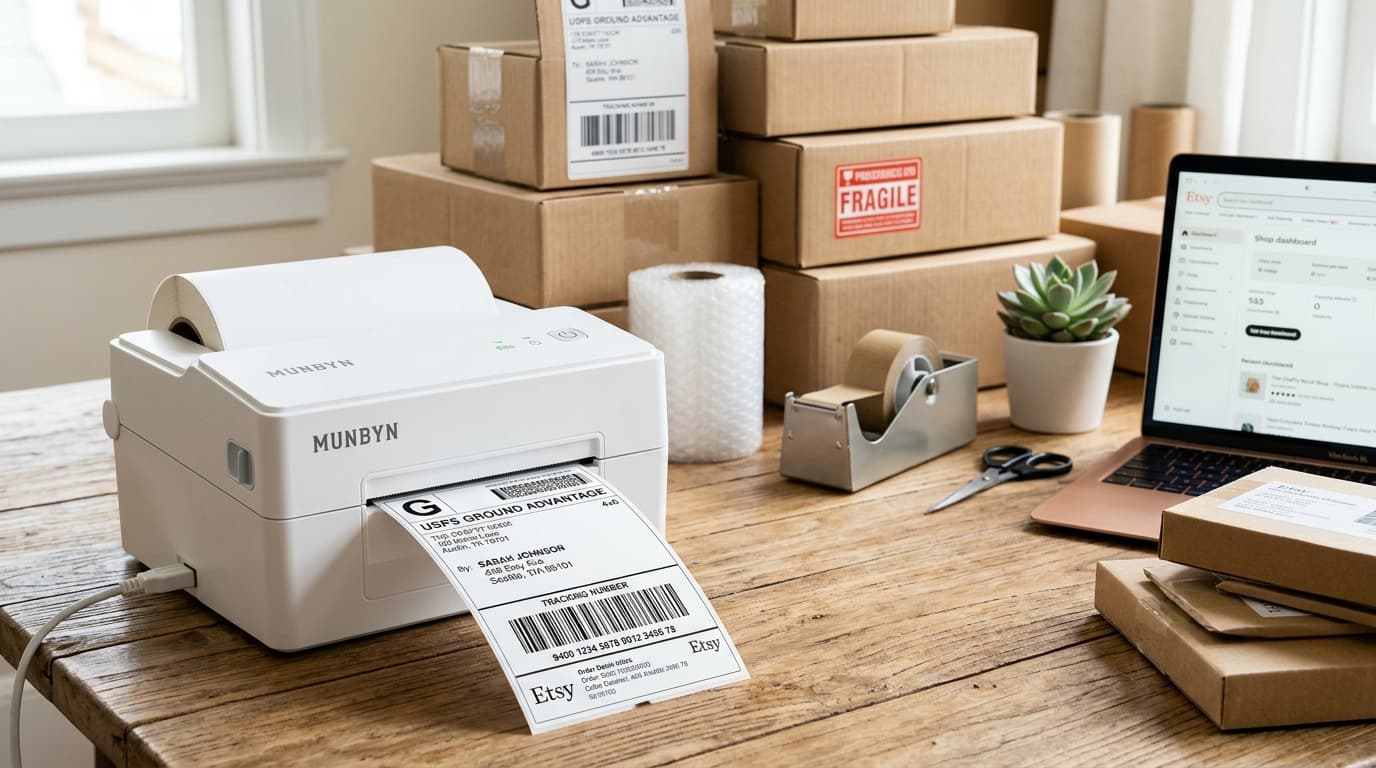 Print Etsy Shipping Labels on Munbyn (4x6 Setup)