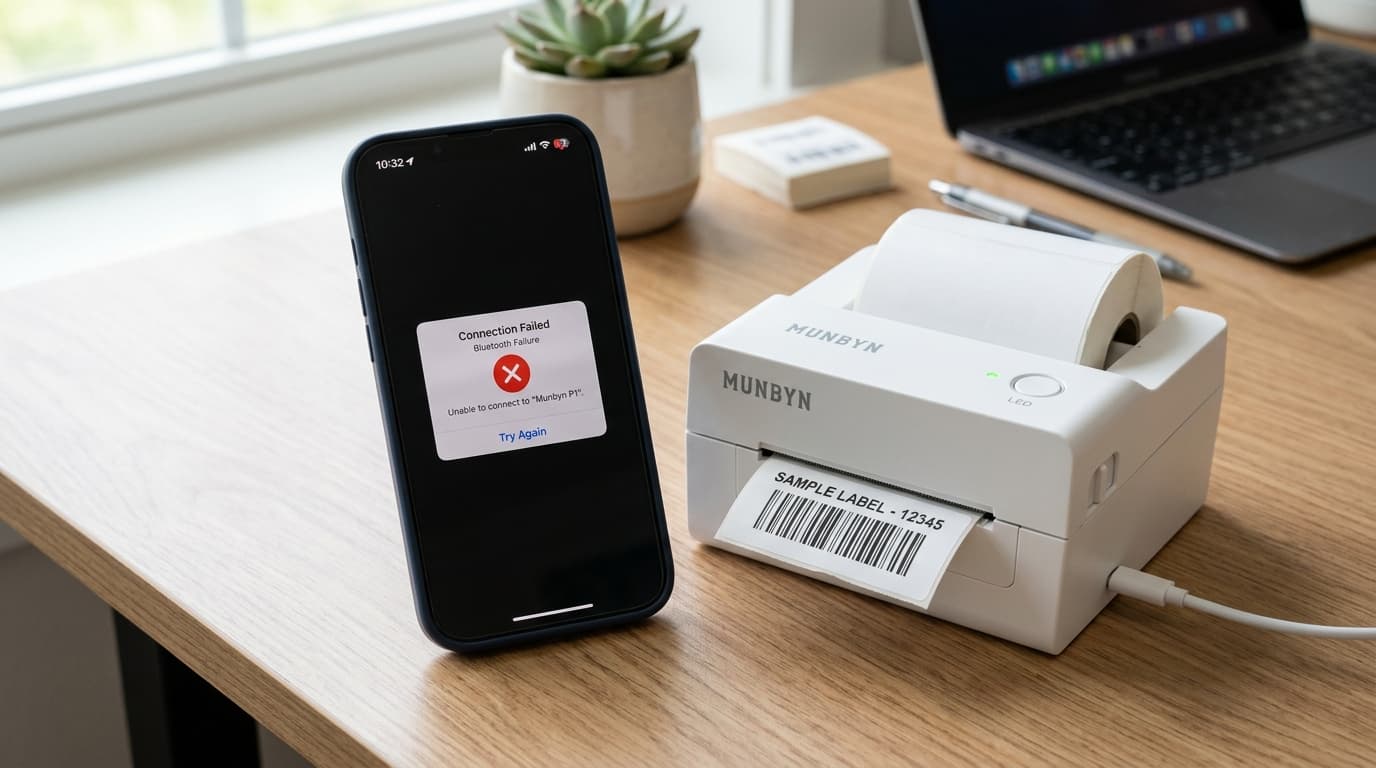 Munbyn Printer Won't Connect to iPhone? [Fixed]
