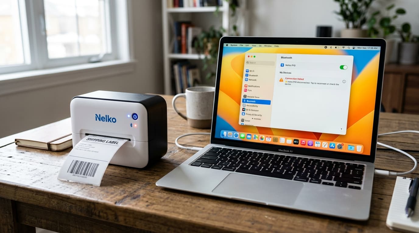Fix Nelko Bluetooth Disconnecting, Permissions & PC Connection