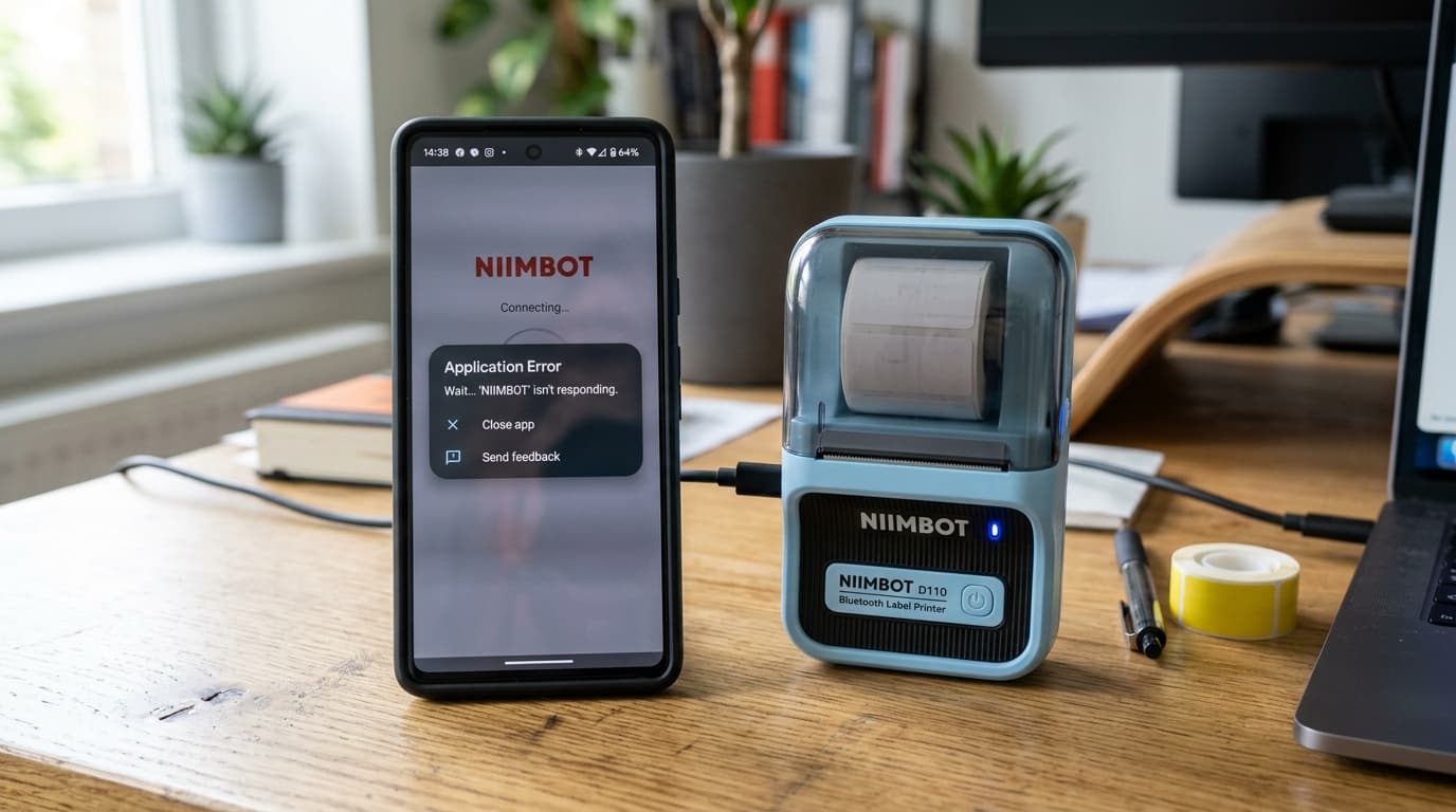 NIIMBOT App Crashing, Sync Errors & Permissions Fix