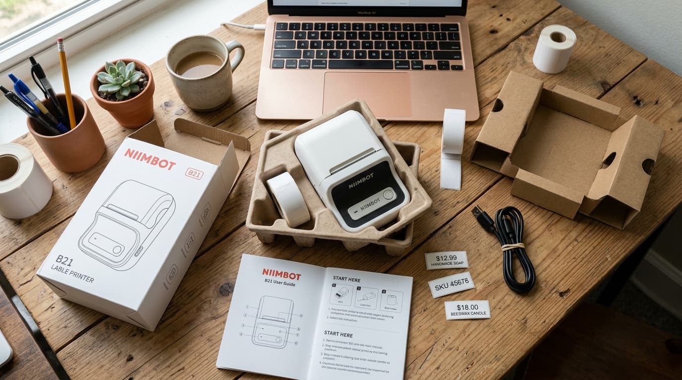 NIIMBOT General Setup: Factory Reset, Cables & Business Pricing