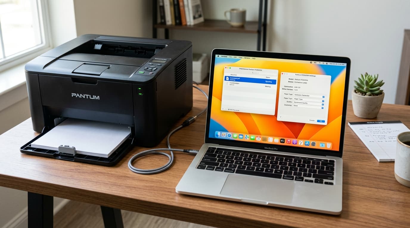 Pantum Drivers, Print Spooler, Mac Setup & Firmware Updates