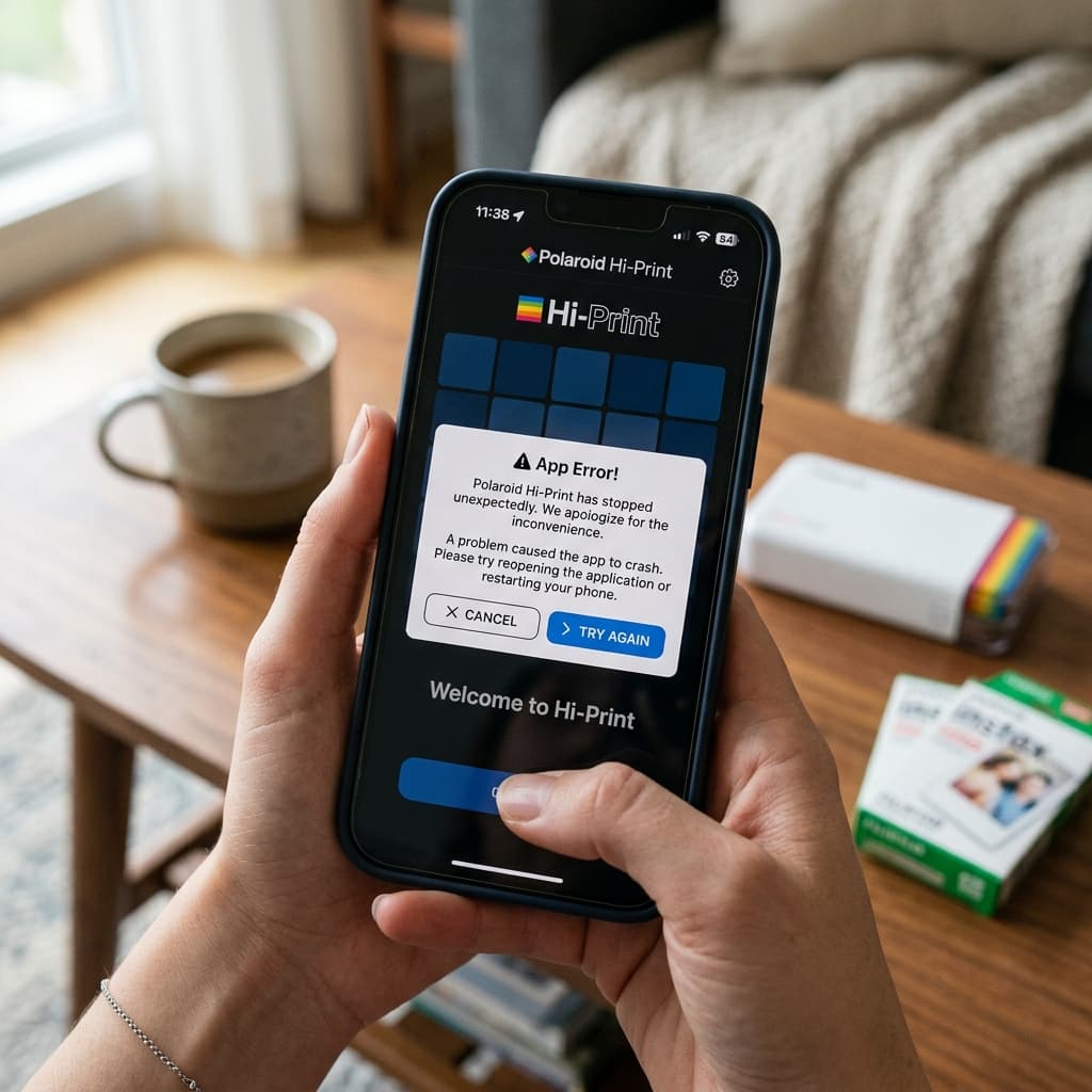 Fix Polaroid Hi-Print App Crashing, Permissions & Update Errors