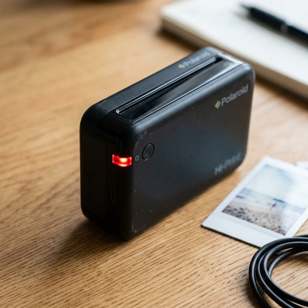 Polaroid Hi-Print Red Blinking Light, Battery Drain & Hard Reset