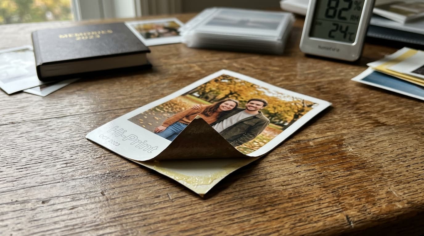 Polaroid Hi-Print Sticker Backing Peeling Issues & Storage Tips