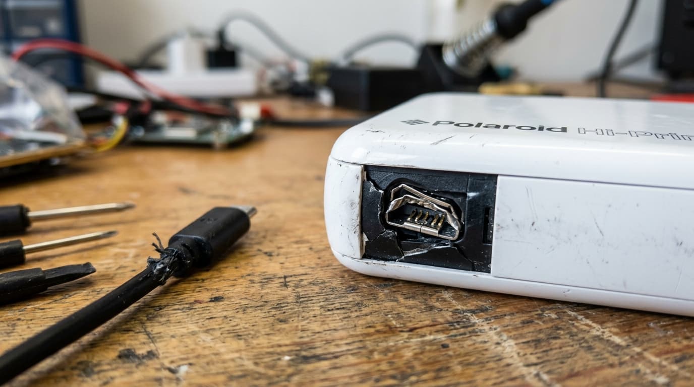 Fix Polaroid Hi-Print Won't Turn On, Won't Charge & Port Fix
