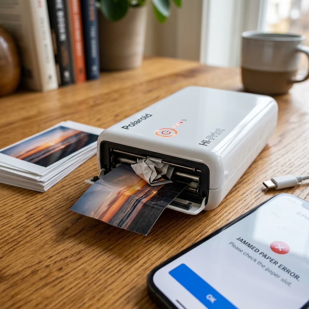 How to Fix Polaroid Hi-Print Paper Jam & False Jam Errors
