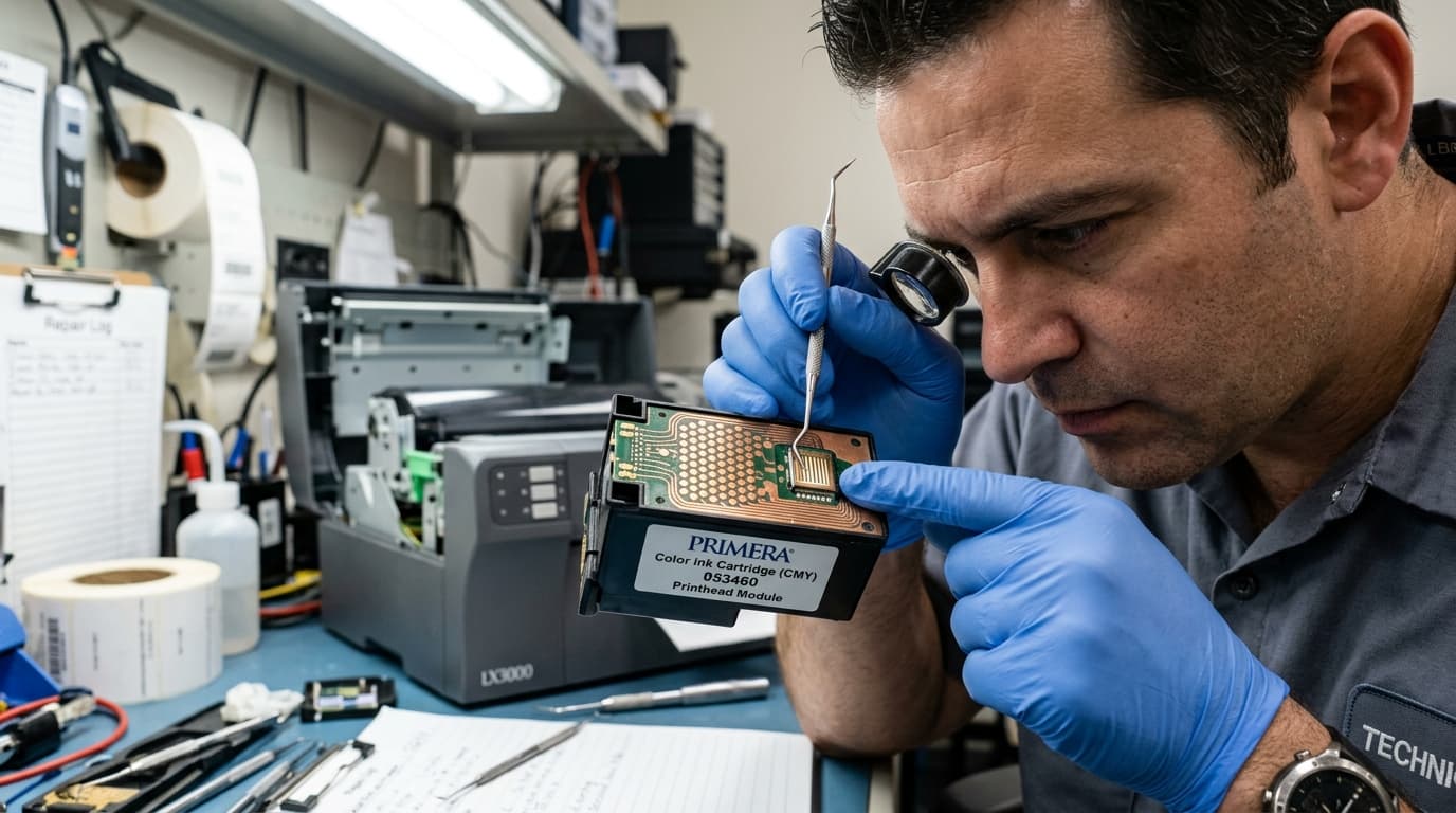 Primera Printhead Life Percentage & Damaged Cartridge Contacts Fix