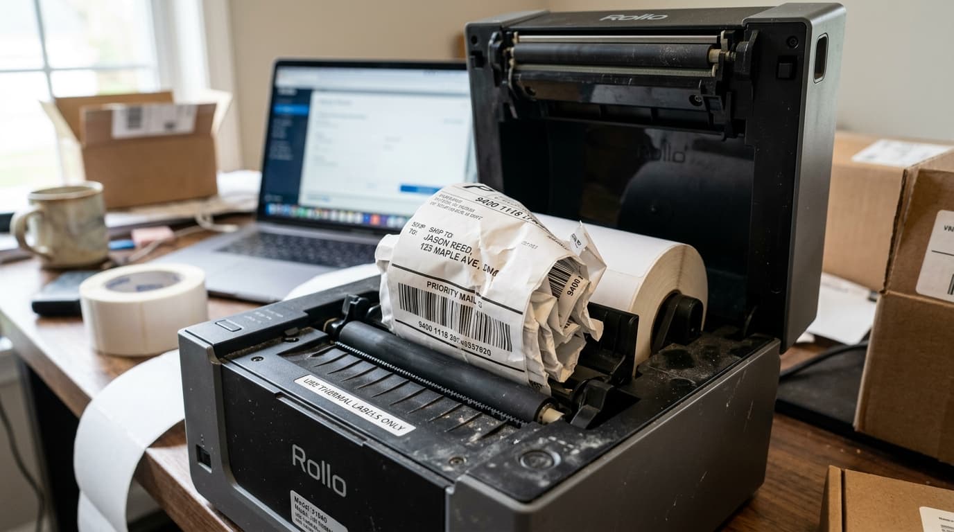 How to Fix Rollo Label Jams, Feeding Issues & Clean Platen Roller