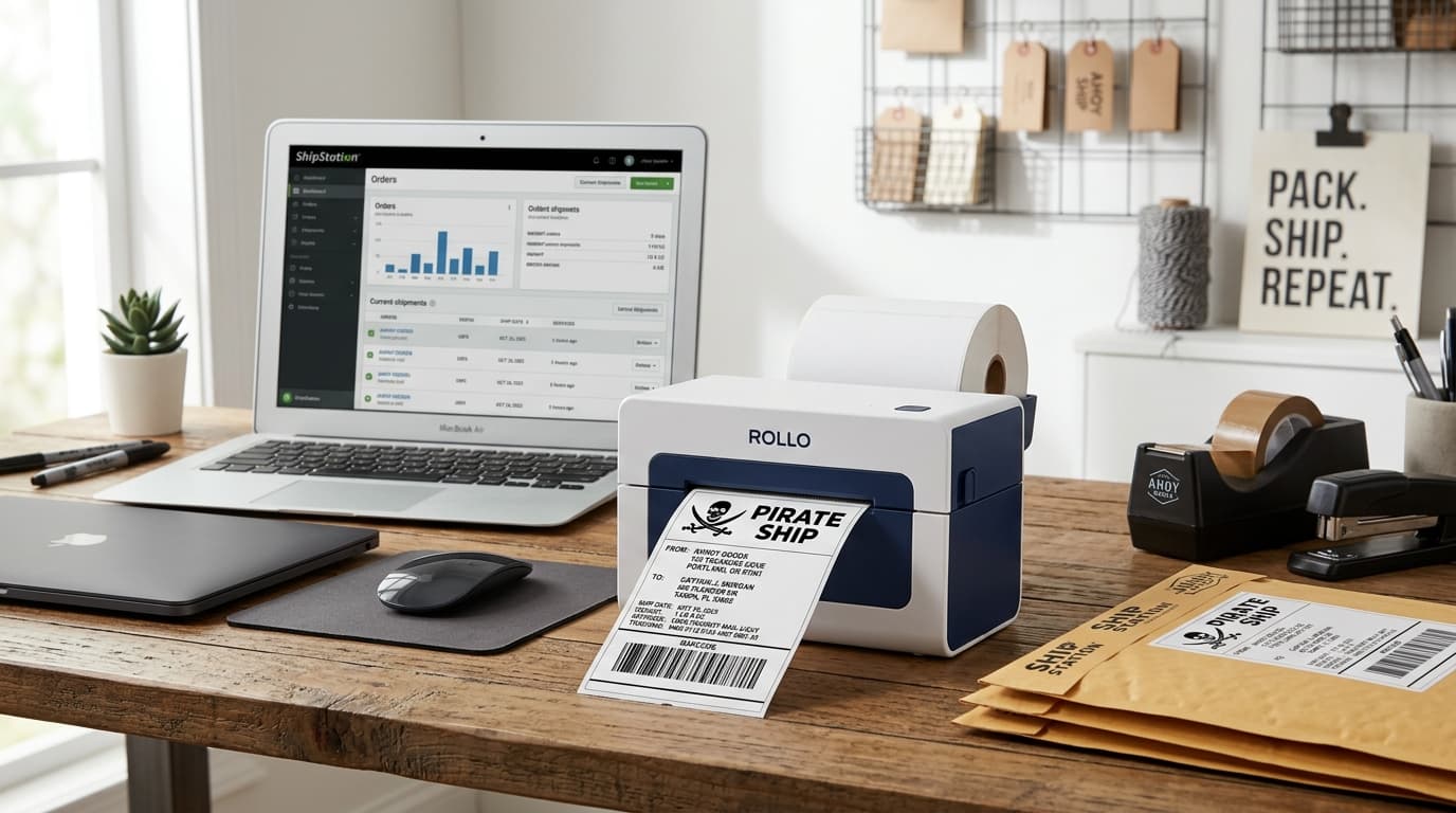How to Setup Rollo Printer for Pirate Ship & ShipStation Labels