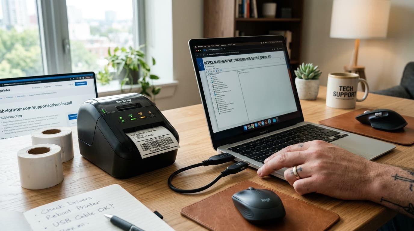 Fix Rollo Printer USB Not Detected & Disconnecting Ports