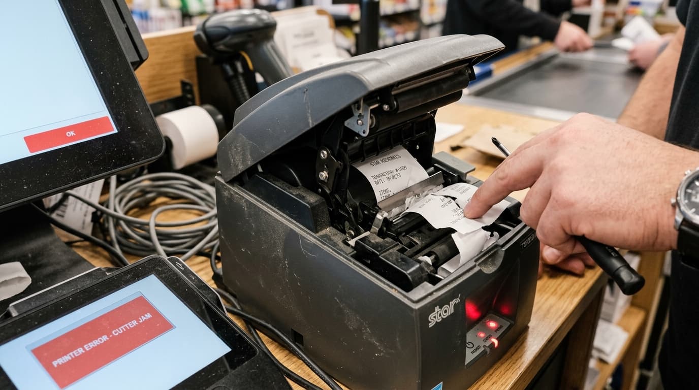 Fix Star Micronics Cutter Locked, Paper Jam & Cover Won't Open