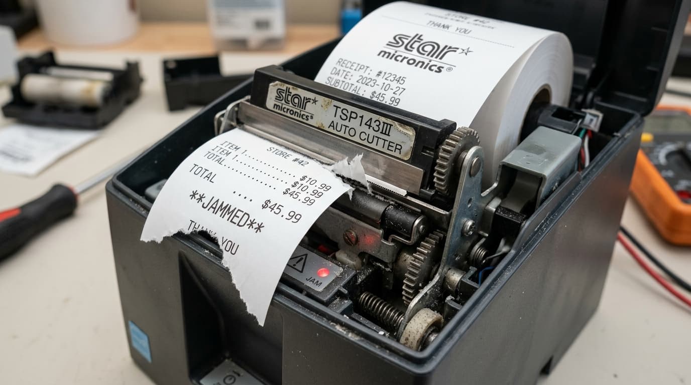 Fix Star Micronics Printer Won't Cut, Double Cut & Half Cuts