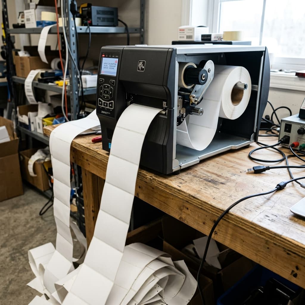 Zebra Printer Won't Calibrate Labels & Gap Not Detected Fix