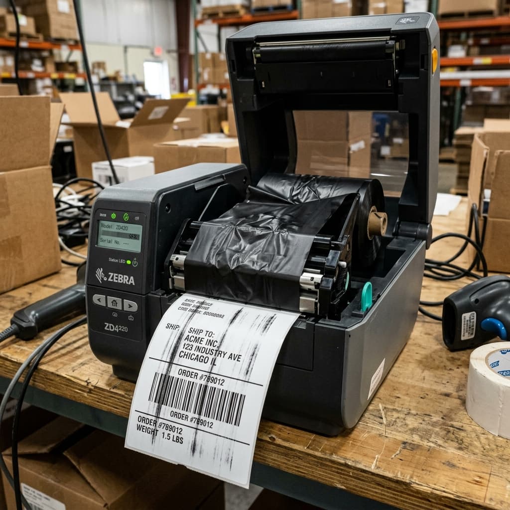 Fix Zebra ZD420 Streaky Lines, Inconsistent Quality & Ribbon Wrinkles