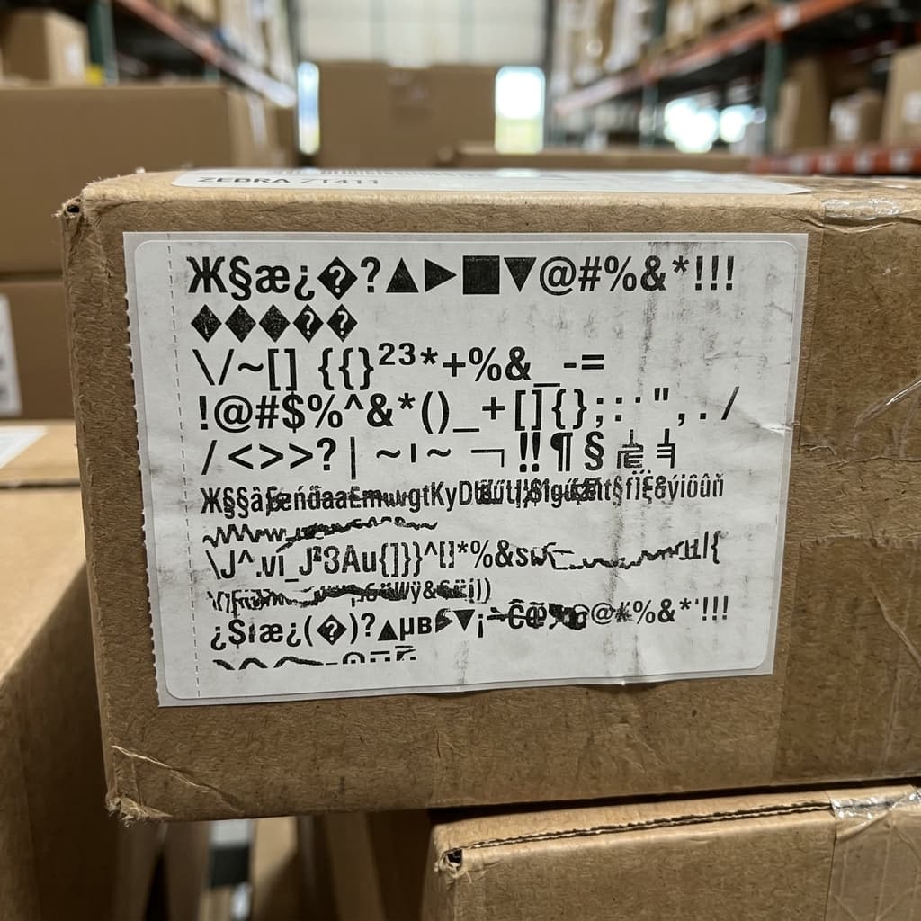 Fix Zebra ZPL Label Prints Garbled Text & Raw Code Issues