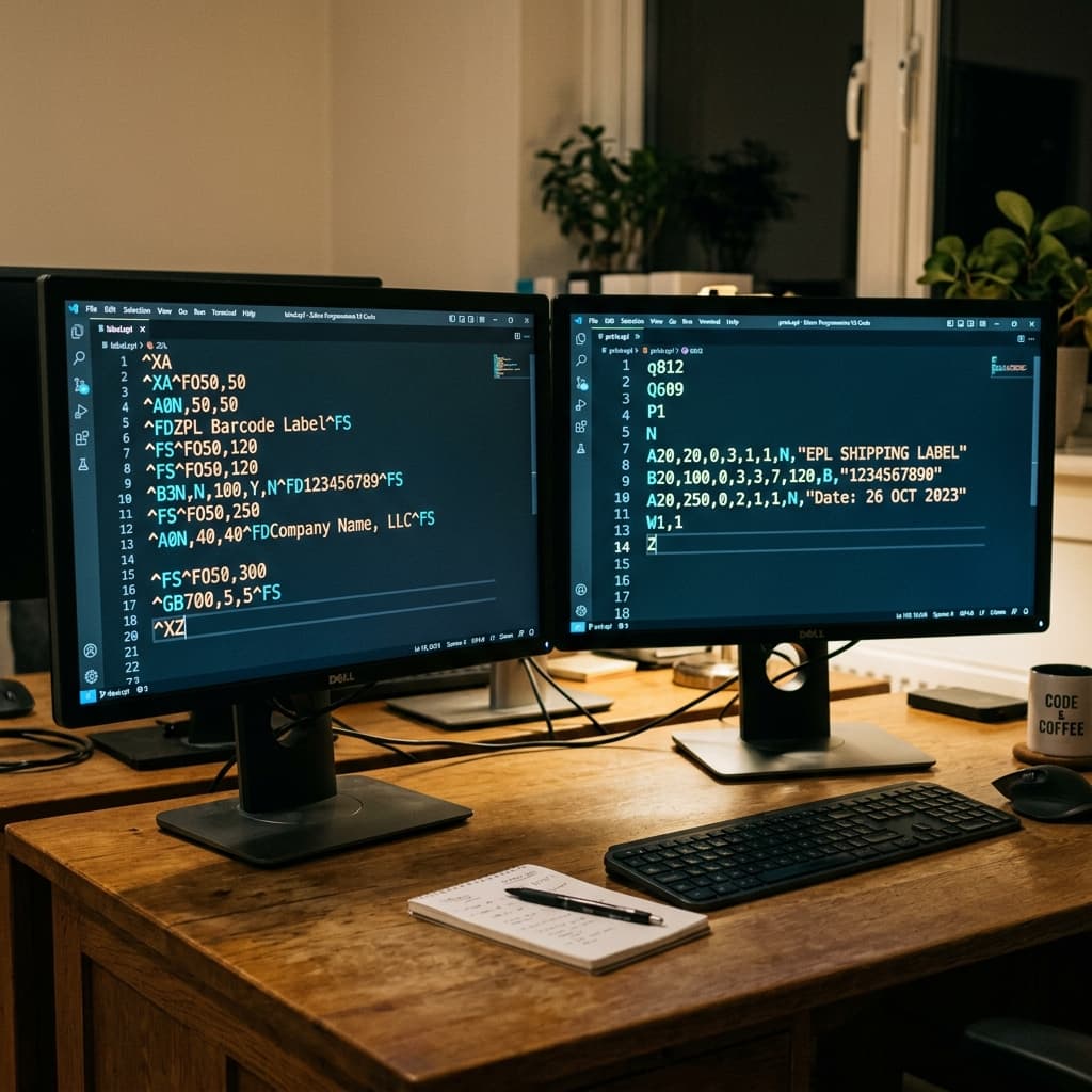 Zebra ZPL vs EPL Difference & Configuration Format Guide