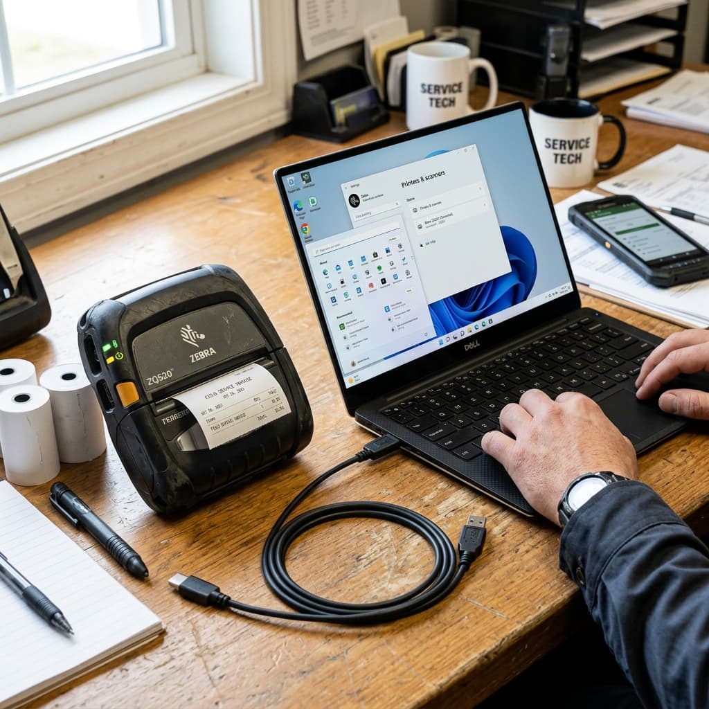 Zebra ZQ520 Setup & GK420d Windows 11 Driver Guide