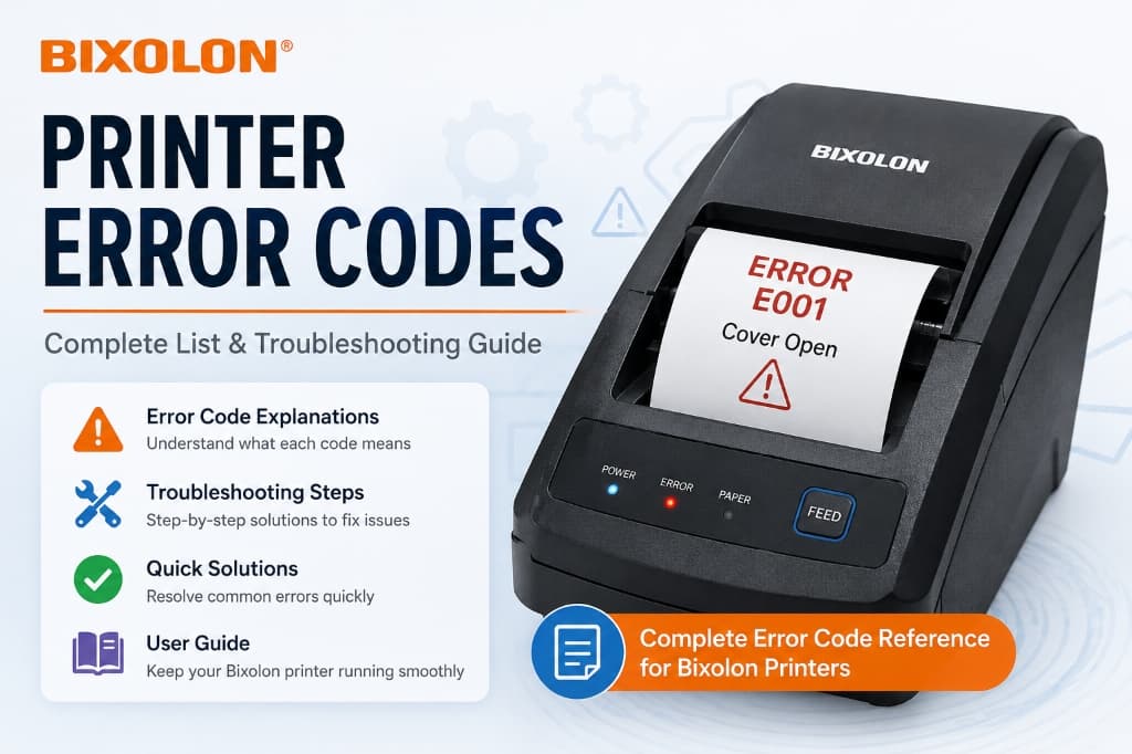 Bixolon Printer Error Codes: The Complete Guide (All Models)