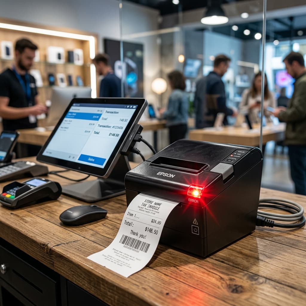 Bixolon Printer Flashing Red Light: What It Means & How to Fix It