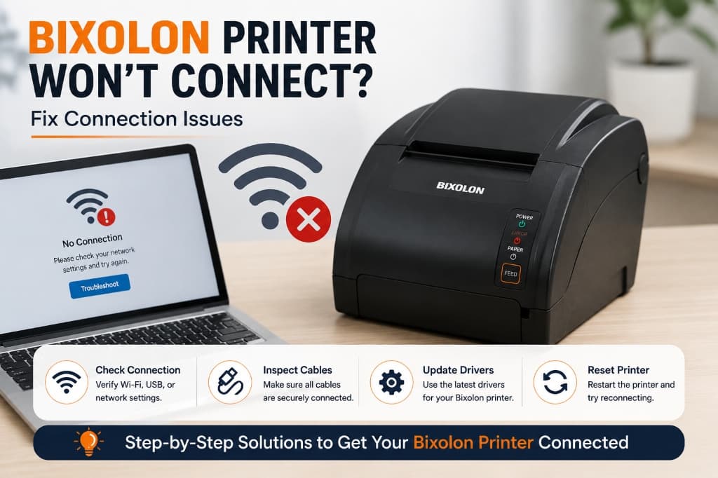 Bixolon Printer Won't Connect: USB, Wi-Fi & Bluetooth Fixes